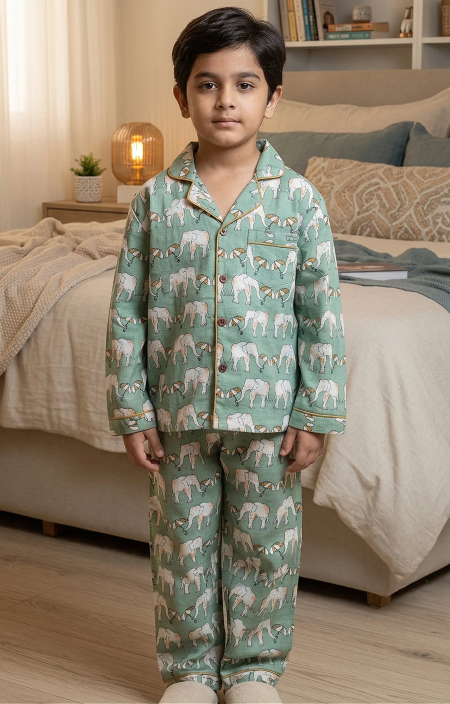 Green Elephant Nightsuit