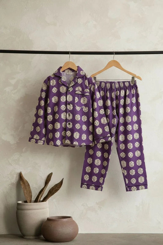 Coin Purple Nightsuit