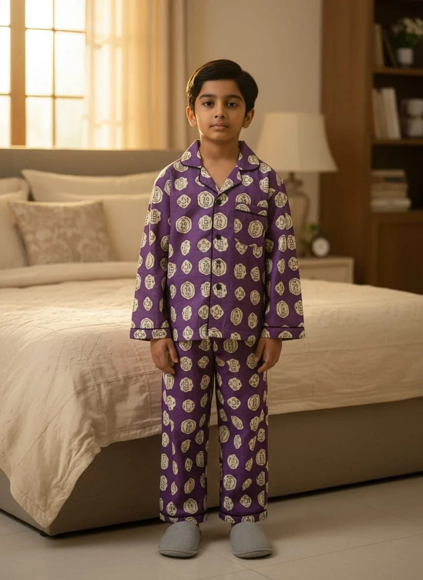 Coin Purple Nightsuit