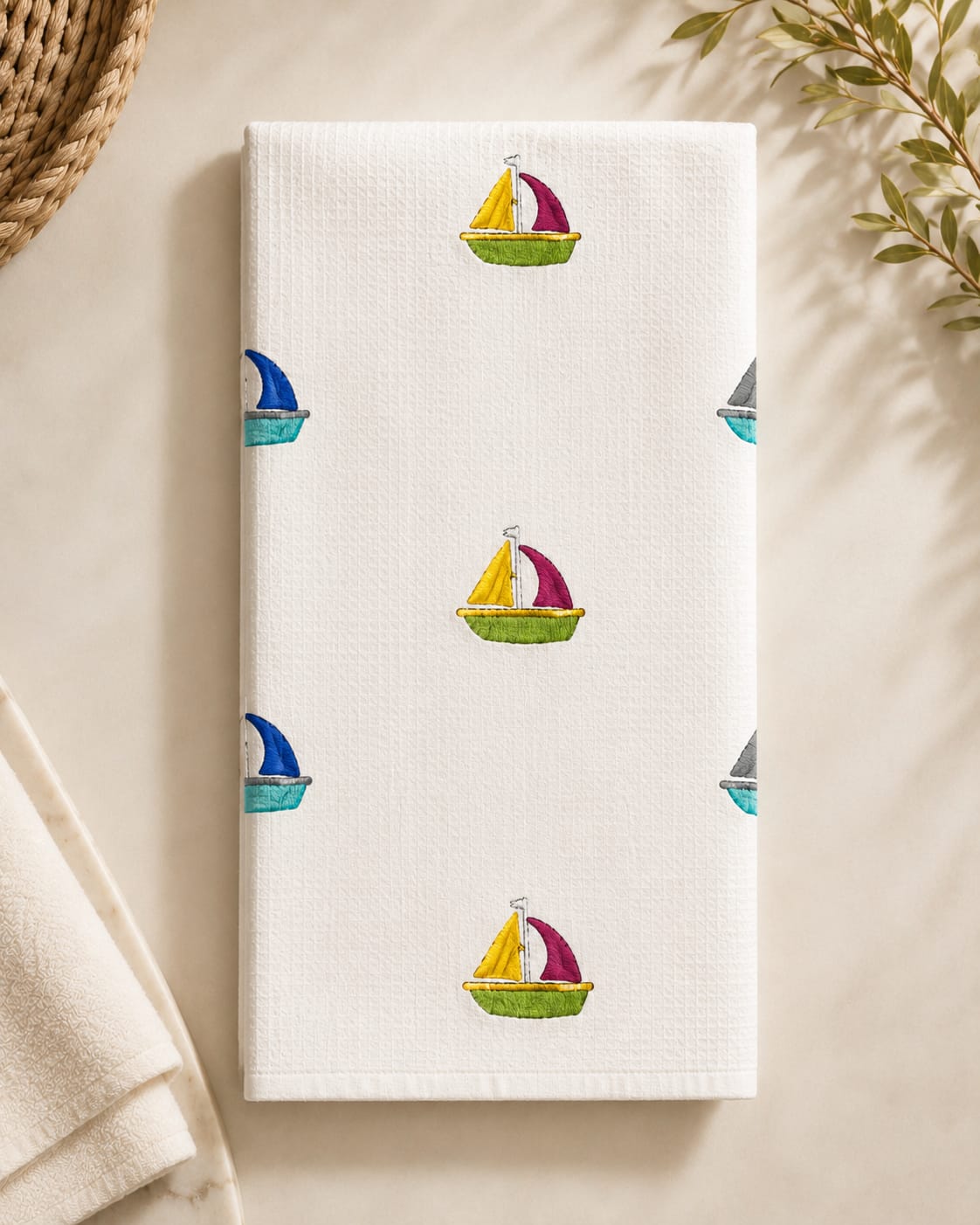 Sail boat Towel