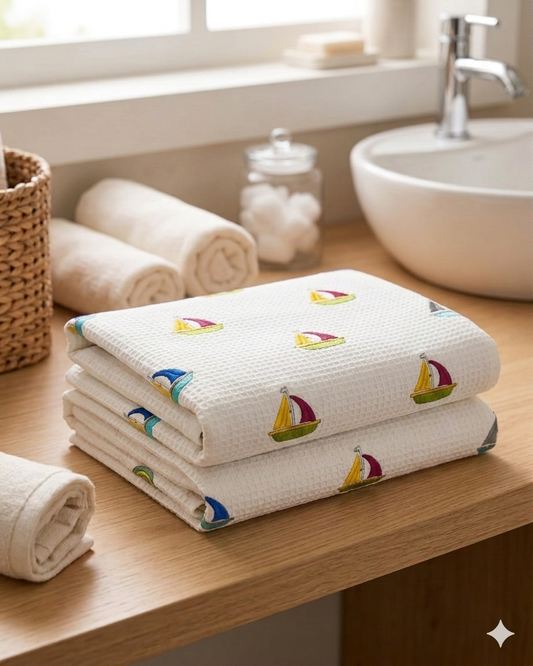 Sail boat Towel