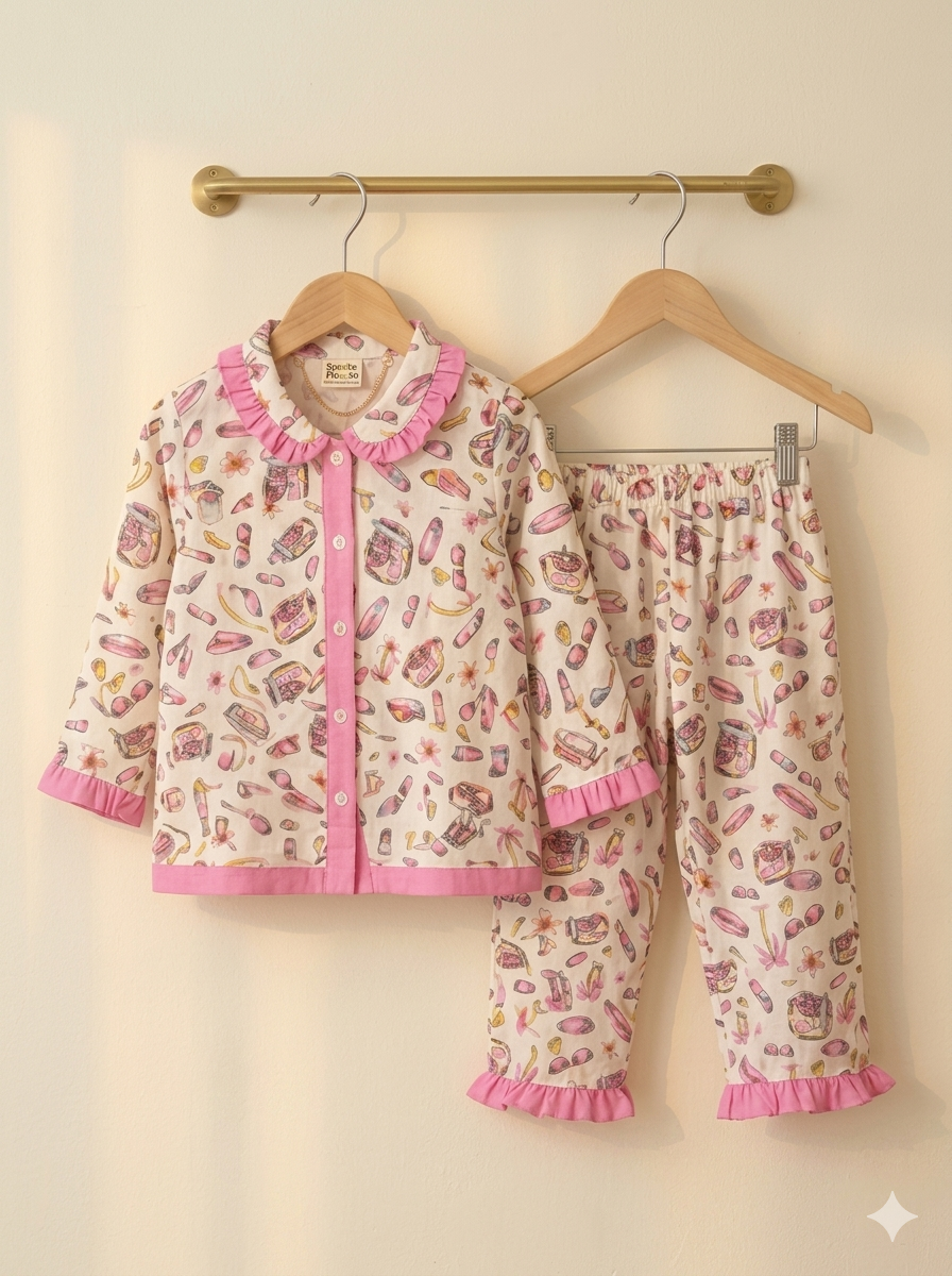 Makeup Frill Nightsuit
