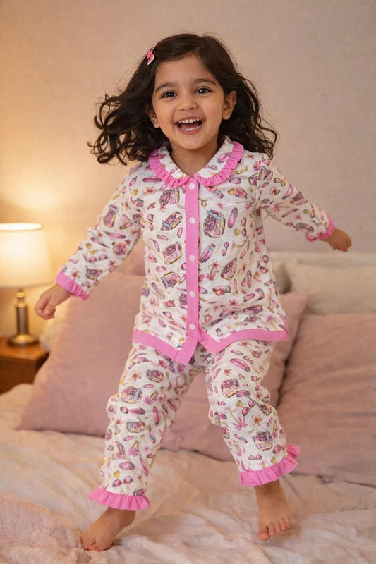 Makeup Frill Nightsuit