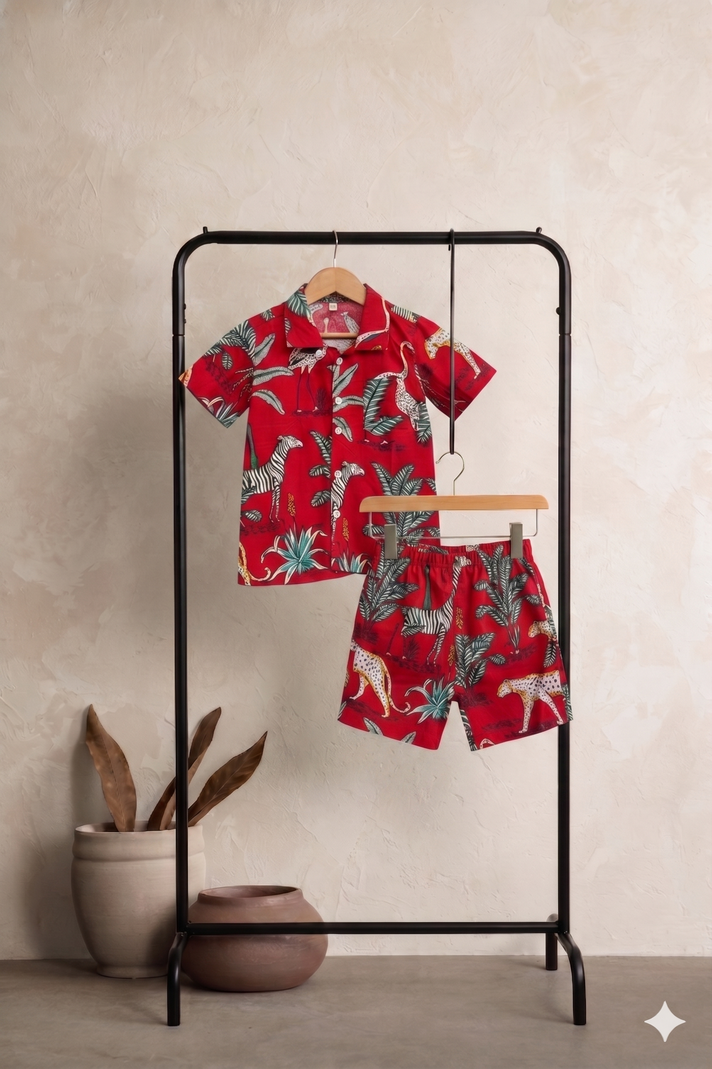 Red Tiger Jungle Co-ord Set