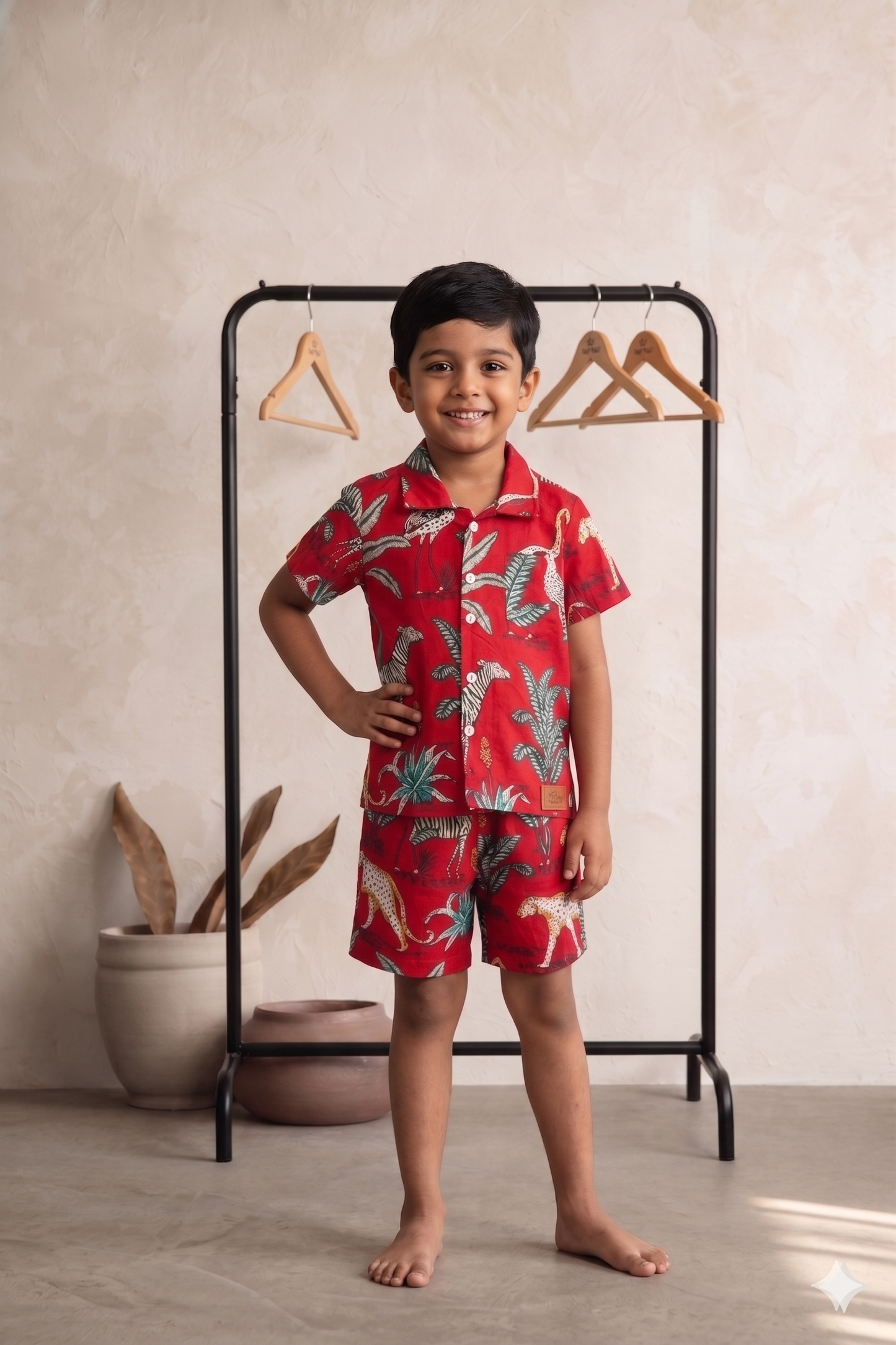 Red Tiger Jungle Co-ord Set