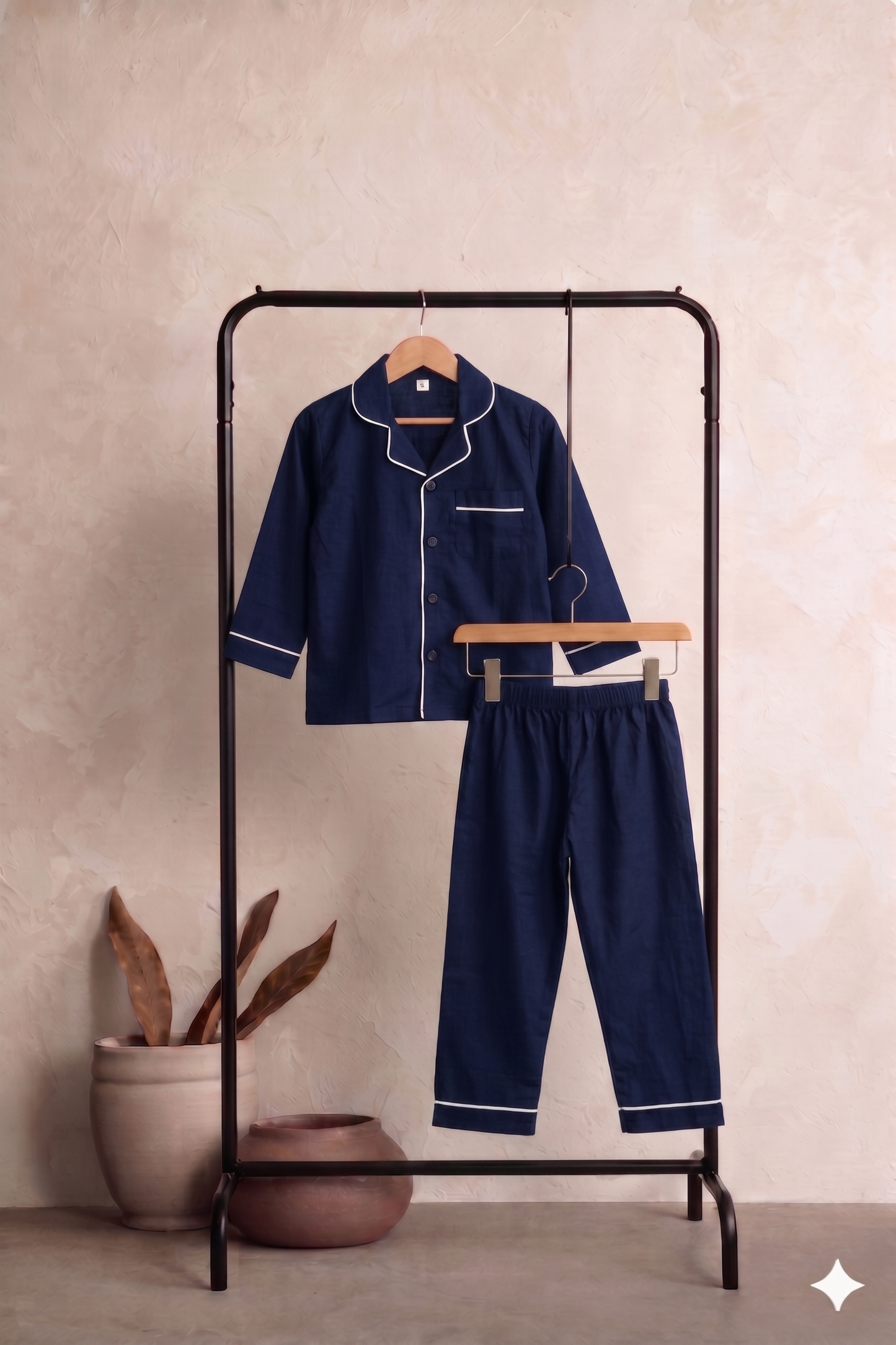 Solid Blue Nightsuit