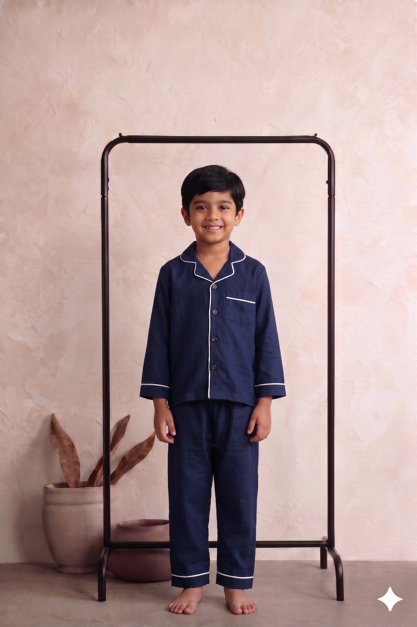 Solid Blue Nightsuit