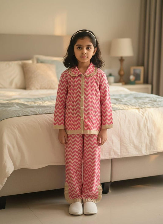 Zig Zag Frill Nightsuit